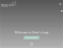 Tablet Screenshot of deersleapretreat.co.uk